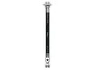 Náhradní hadička pro hustilky LEZYNE PUMP HOSE ABS FLEX HOSE WITH VALVE CORE TOOL BLACK / SILVER