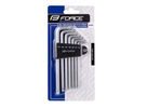 sada 7 torx klíčů FORCE PROFI T10-40, v držáku