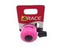 zvonek 4RACE mini růžový na kartě