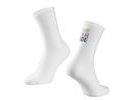 Dlouhé ponožky FORCE LOVE YOUR RIDE, bílé