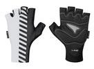 Letní krátkoprsté rukavice FORCE LINE bez zapínání, bílo-černé