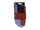 Dlouhé ponožky FORCE EDGE, červeno-modré