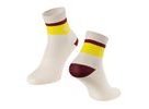 Krátké ponožky FORCE STRIPE, krém-žluté