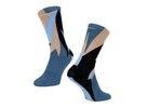 Dlouhé ponožky FORCE FREERIDE, modré