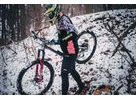 Letní dlouhoprsté rukavice FORCE MTB AUTONOMY, černo-modré