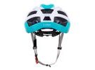 Helma FORCE LYNX, bílo-tyrkysová