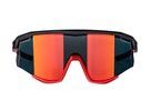 Brýle FORCE SONIC černo-červené, červená zrc. skla