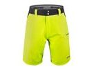 Pánské kraťasy do pasu s odnímatelnou vložkou FORCE BLADE MTB, černo-fluo