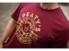 Tričko PEATY'S PUBWEAR TRIKO S KRÁTKÝM RUKÁVEM TRAILS & ALES CREST / BURGUNDY