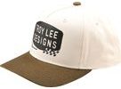 Kšiltovka Troy Lee Designs CURVED SNAPBACK, vintage white-olive