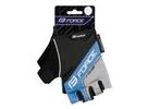 Letní krátkoprsté rukavice FORCE RIVAL, černo-modré