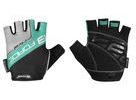 Letní krátkoprsté rukavice FORCE RIVAL, černo-tyrkysové
