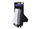 Letní krátkoprsté rukavice FORCE LINE bez zapínání, bílo-černé