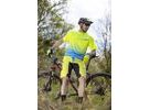 Pánský dres s krátkým rukávem FORCE MTB ANGLE, fluo-modrý