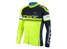 Dres s dlouhým rukávem FORCE LUX, černo-fluo