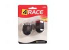 Blikačka přední+zadní 4RACE LS02 silicon černé