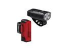 Sada světel LEZYNE LIGHT PAIR FUSION DRIVE PRO 600+ / STRIP DRIVE 300+ PAIR SATIN BLACK / BLACK