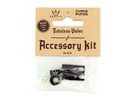 Příslušenství k bezdušovým ventilkům PEATY'S X CHRIS KING (MK2) BLACK Tubeless Valve Accessory Kit