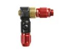 Hlava pro hustilky LEZYNE PUMP HOSE ABS1 PRO BRAIDED FLOOR PUMP HOSE - POD RED GLOSS