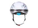 Dětská helma FORCE FUN FLOWERS, bílo-šedo-modrá