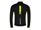 Pánská zimní bunda FORCE FROST softshell, černo-fluo