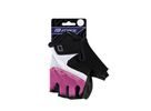 Dětské krátkoprsté rukavice FORCE RAB 2 KID, černo-růžovo-bílé