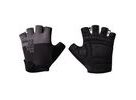Letní krátkoprsté rukavice FORCE FINE, černo-šedé