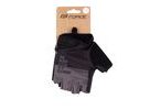Letní krátkoprsté rukavice FORCE FINE, černo-šedé
