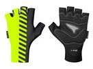 Letní krátkoprsté rukavice FORCE LINE bez zapínání, fluo-černé
