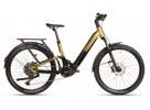 Celoodpružené SUV elektrokolo MAXBIKE SAGA 2026 černo zlaté
