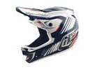 Integrální helma Troy Lee Designs D4 POLYACRYLITE QUALIFIER BLUE / WHITE 2025