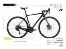 Gravel kolo RONDO RUUT AL1 2X Navy modrá