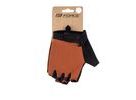 Letní krátkoprsté rukavice FORCE PARK, cihlové