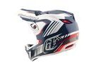 Integrální helma Troy Lee Designs D4 POLYACRYLITE QUALIFIER BLUE / WHITE 2025