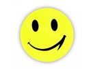 Reflexní samolepka smajlík velký žlutý