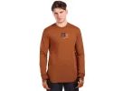 Pánský dres HORSEFEATHERS Fury LS - rust