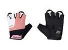 Letní krátkoprsté rukavice FORCE SECTOR LADY gel, černo-meruňkové