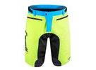 Pánské kraťasy do pasu s odnímatelnou vložkou FORCE MTB-11, fluo