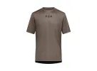 Pánský dres s krátkým rukávem FOX Ranger Wordmark Jersey, nutmeg brown