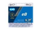 ŘETĚZ KMC E8 TURBO EPT NEREZNOUCÍ 122ČL.BOX