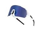 Brýle FORCE ELECTRA bílé, modré zrcadlové sklo