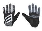 Letní dlouhoprsté rukavice FORCE MTB SPID bez zapínání, černé