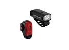 Sada světel LEZYNE LIGHT PAIR MINI DRIVE 400XL / KTV DRIVE PRO+ PAIR BLACK / BLACK
