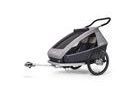 Odpružený vozík za kolo CROOZER KID FOR 2 Keeke STONE GREY 2020 2v1