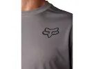 Pánský dres s dlouhým rukávem FOX Ranger Font, šedý