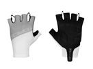 Letní krátkoprsté rukavice FORCE EVEN bez zapínání, šedo-bílé