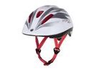 Dětská helma FORCE FUN STRIPES, bílo-šedo-červená