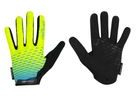 Letní dlouhoprsté rukavice FORCE MTB ANGLE, fluo-modré