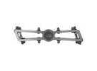 Pedály BMX FLAT standard závit 9/16" titanově šedé