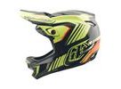 Integrální helma Troy Lee Designs D4 POLYACRYLITE QUALIFIER BLACK / YELLOW 2025